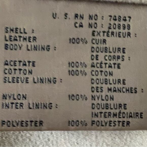 Marc New York Andrew Marc Mens Black Leather Coat size Medium - Picture 8 of 9